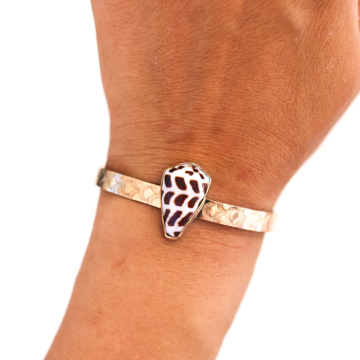 Gold Hebrew Mermaid Cuff