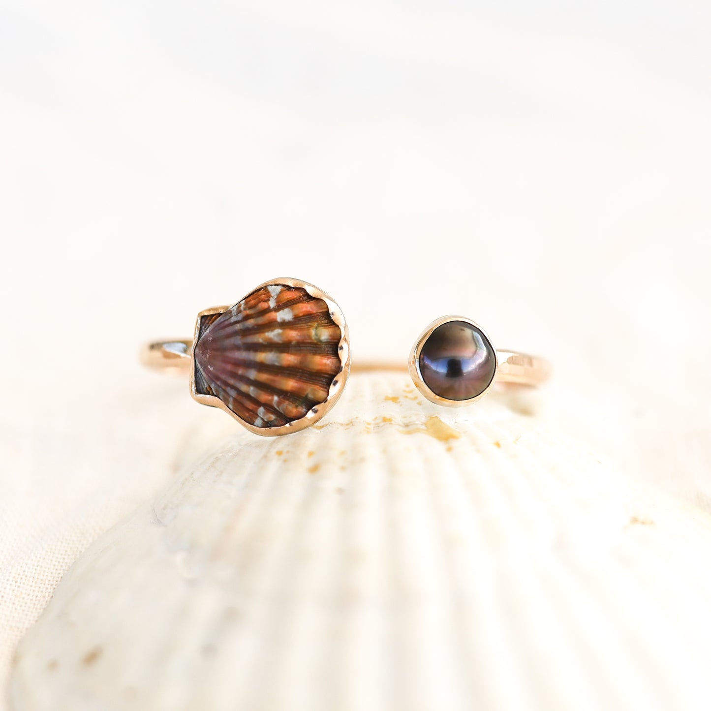 Gold Sunrise and Tahitian Pearl Cuff