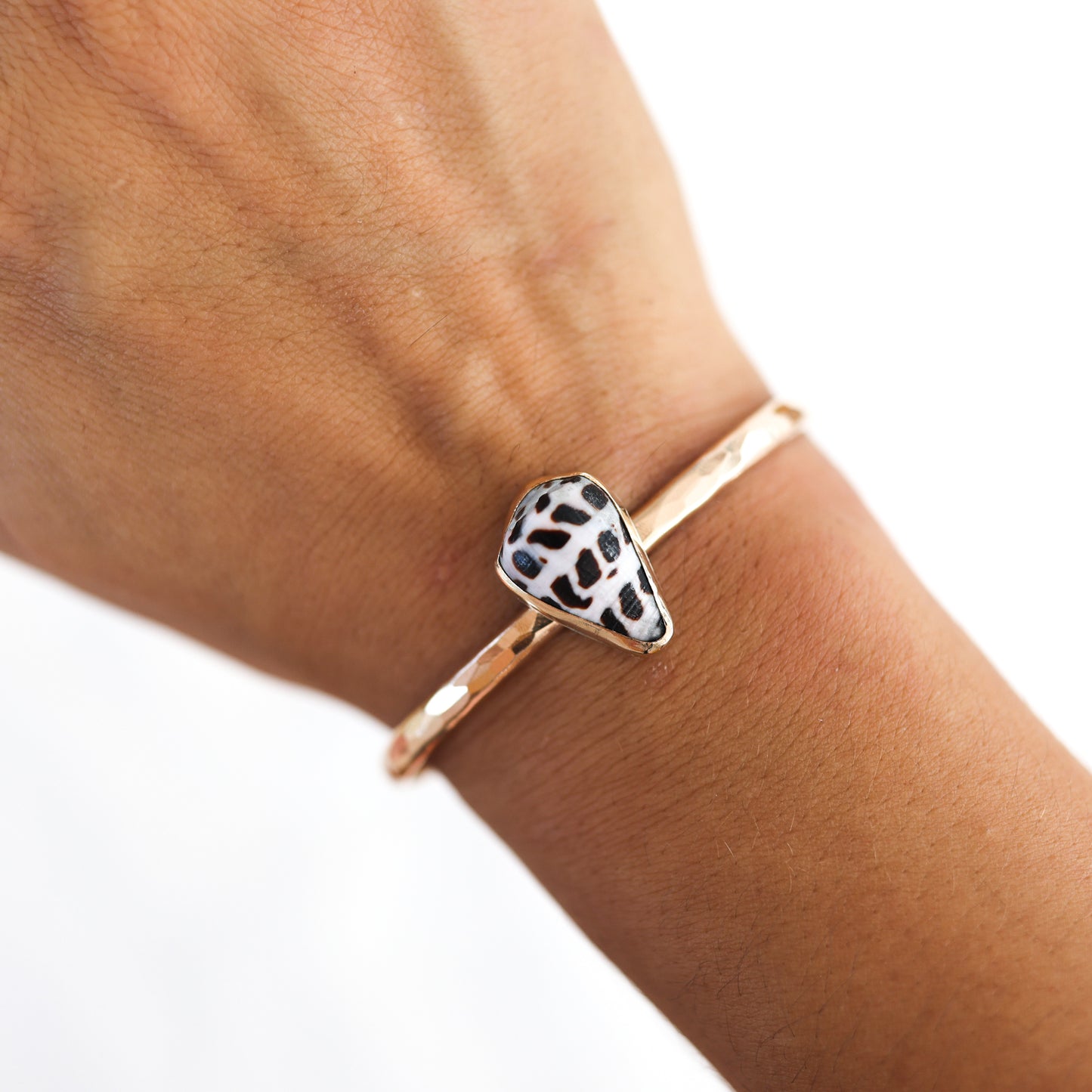 Gold Hebrew Cone Cuff