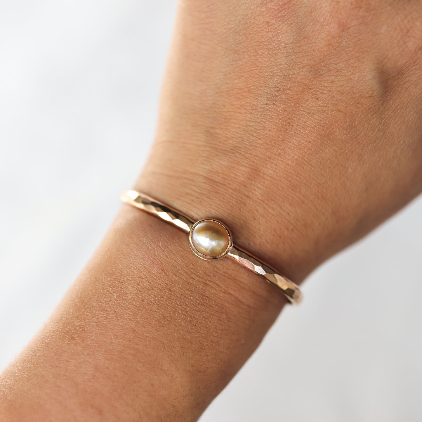 Gold South Sea Pearl Cuff