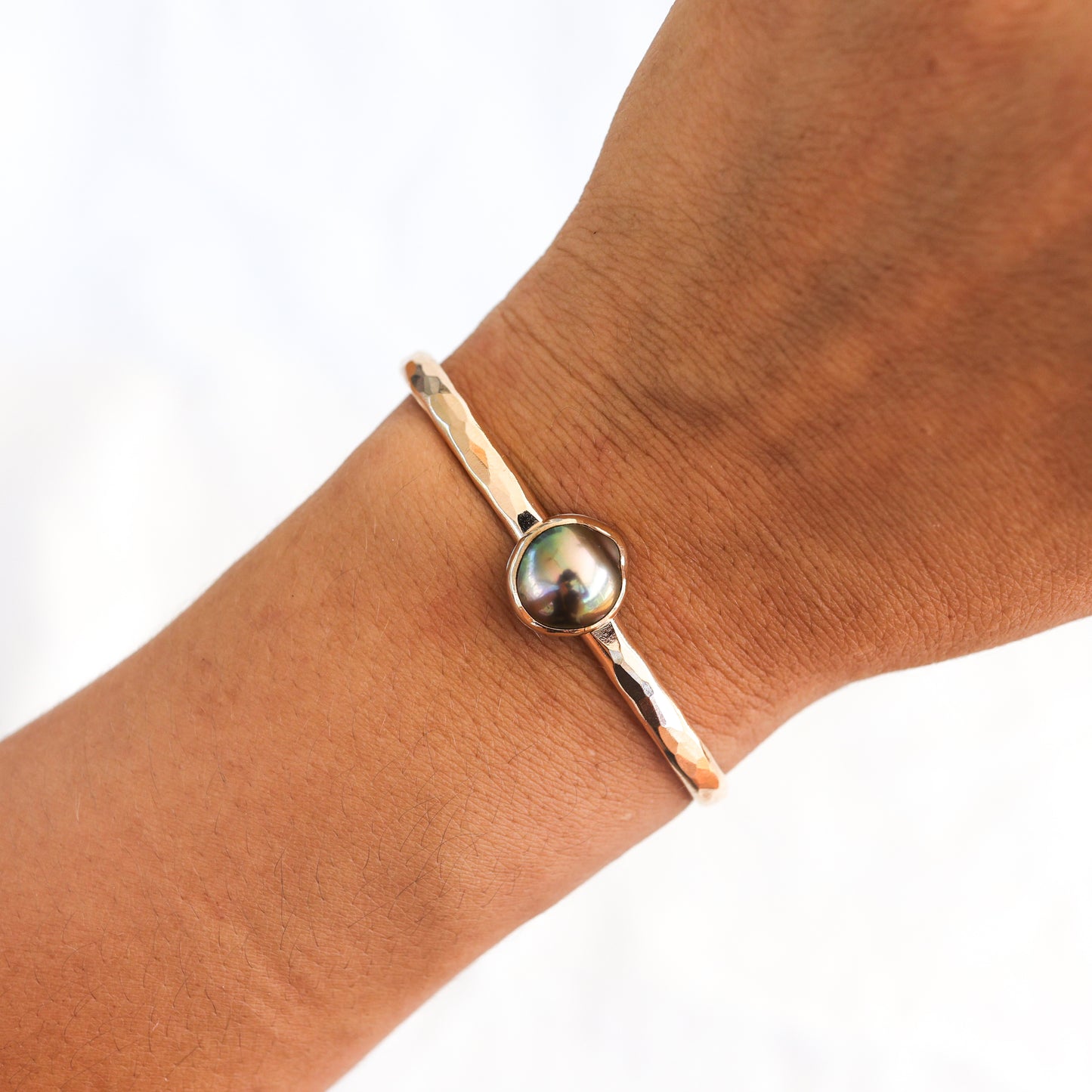 Gold Tahitian Pearl Cuff