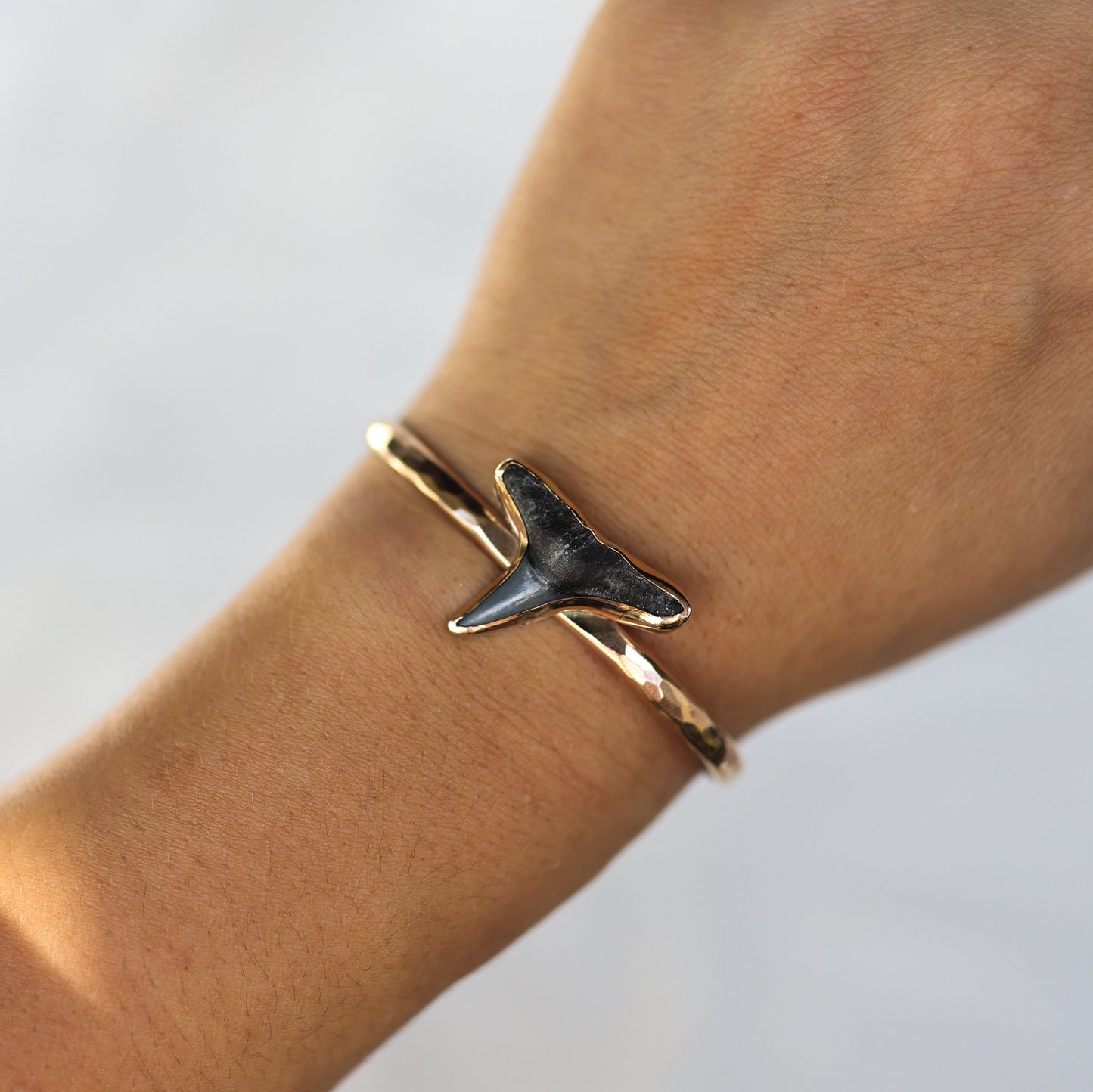Gold Shark Tooth Cuff