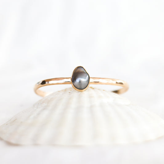 Gold Tahitian Pearl Cuff
