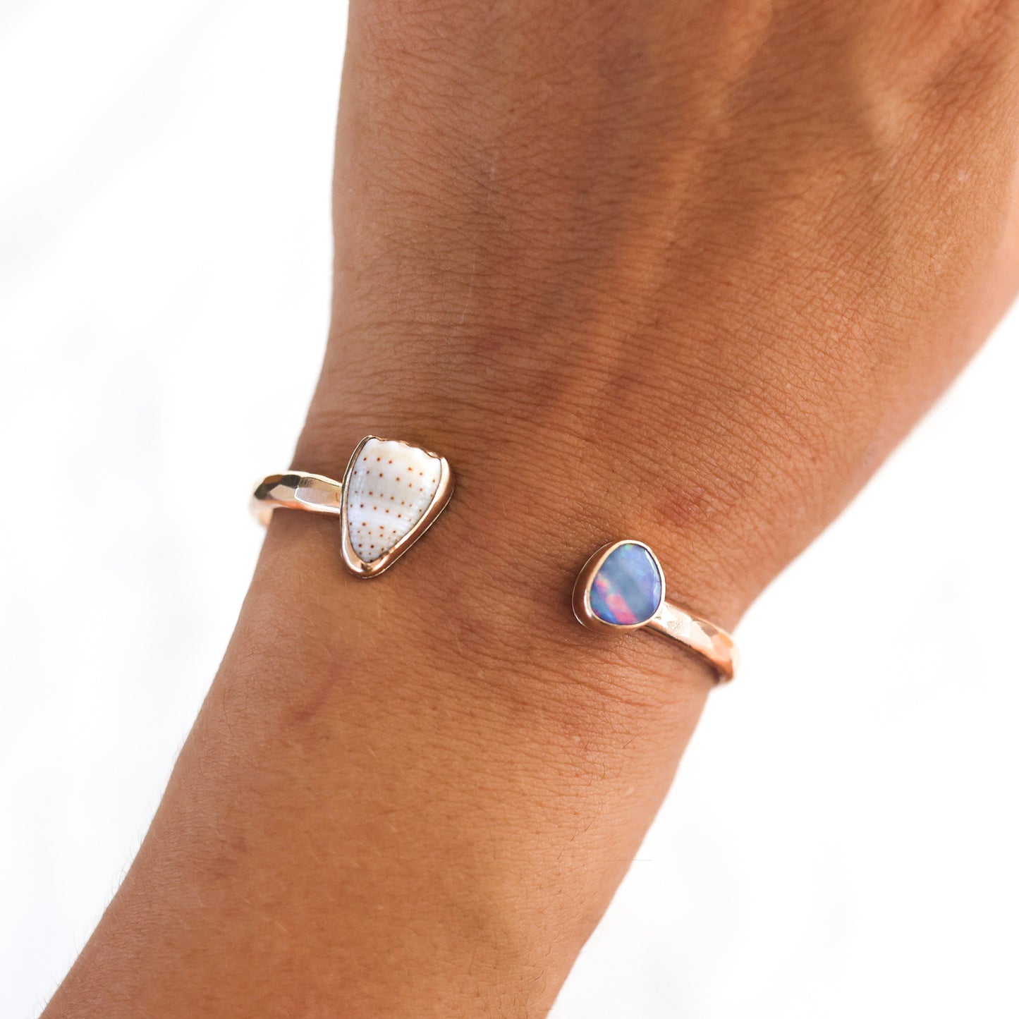 Gold Cone Shell and Australian Opal