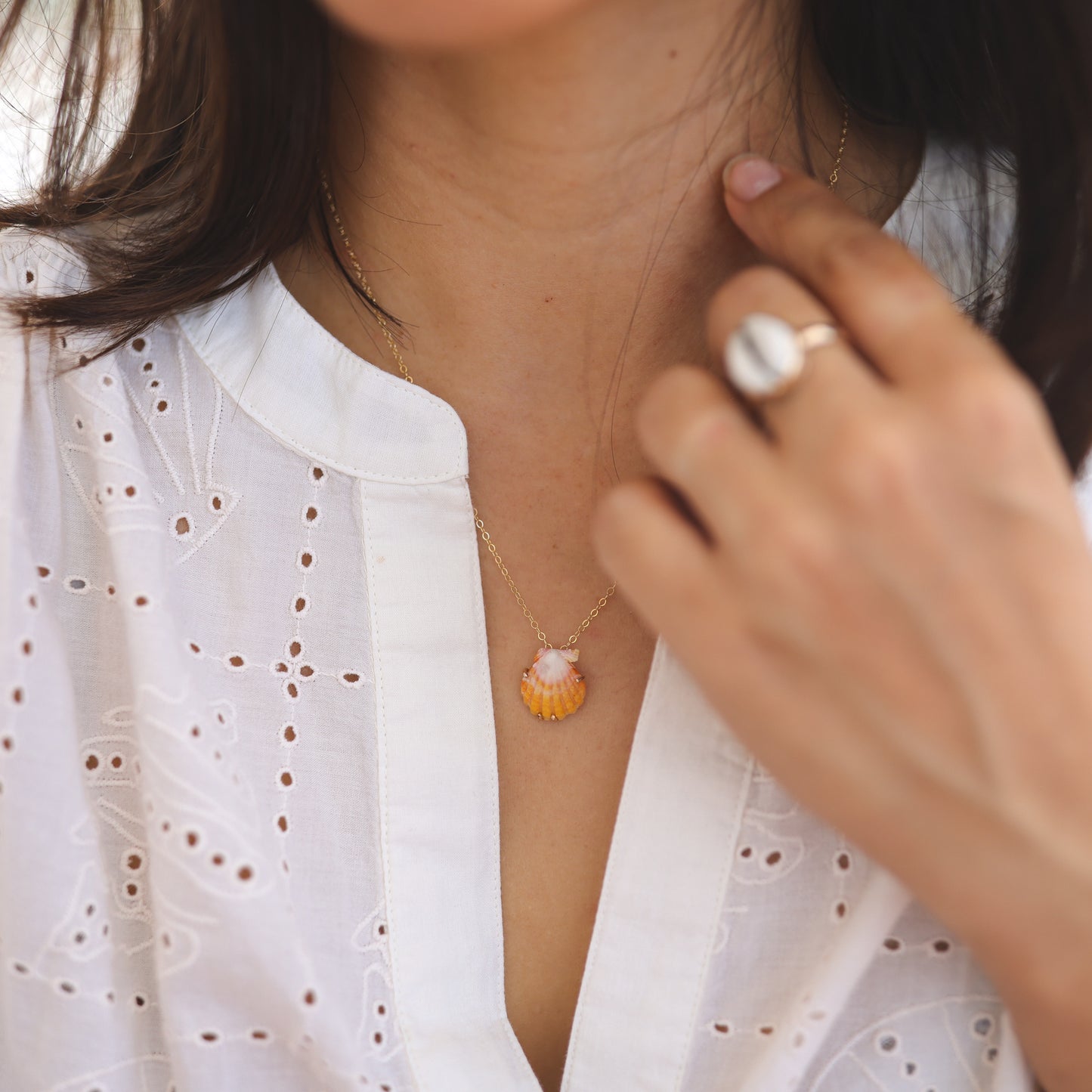 Gold Ocean Love Sunny Necklaces