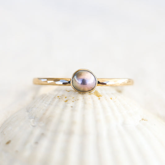 Gold Pink Edison Pearl Cuff