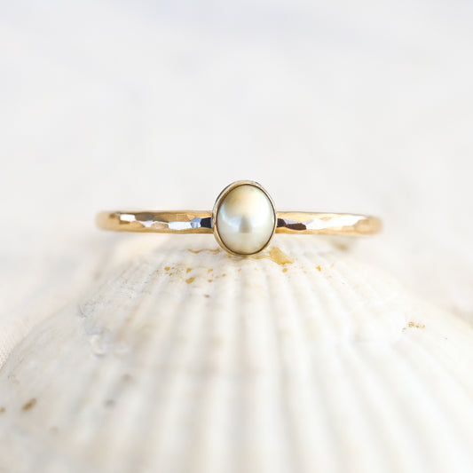 Gold South Sea Pearl Cuff