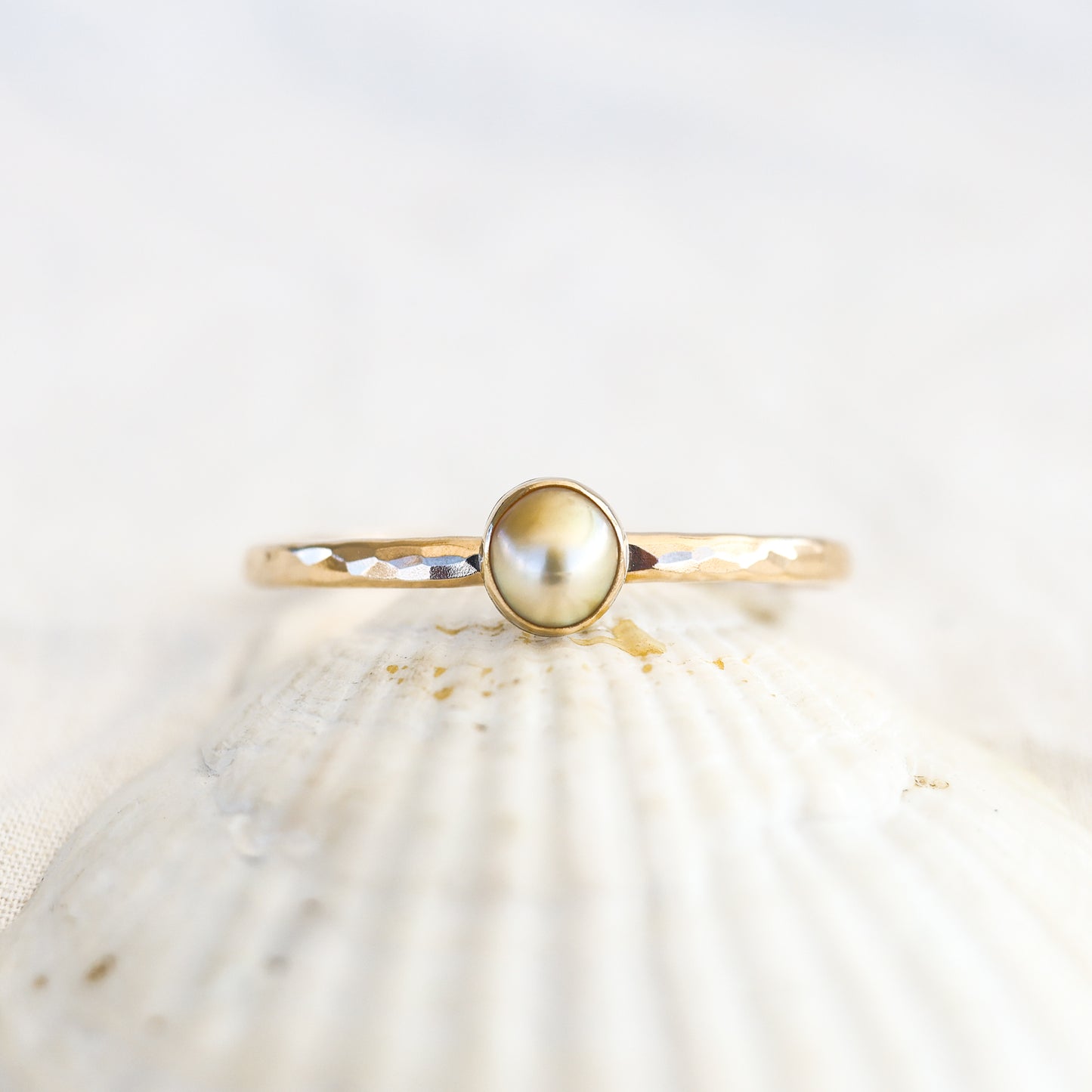 Gold South Sea Pearl Cuff