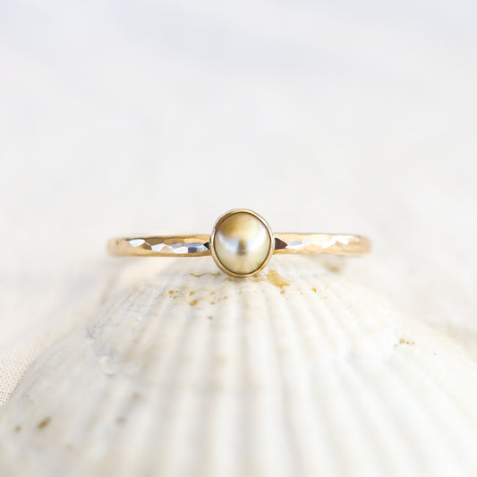 Gold South Sea Pearl Cuff