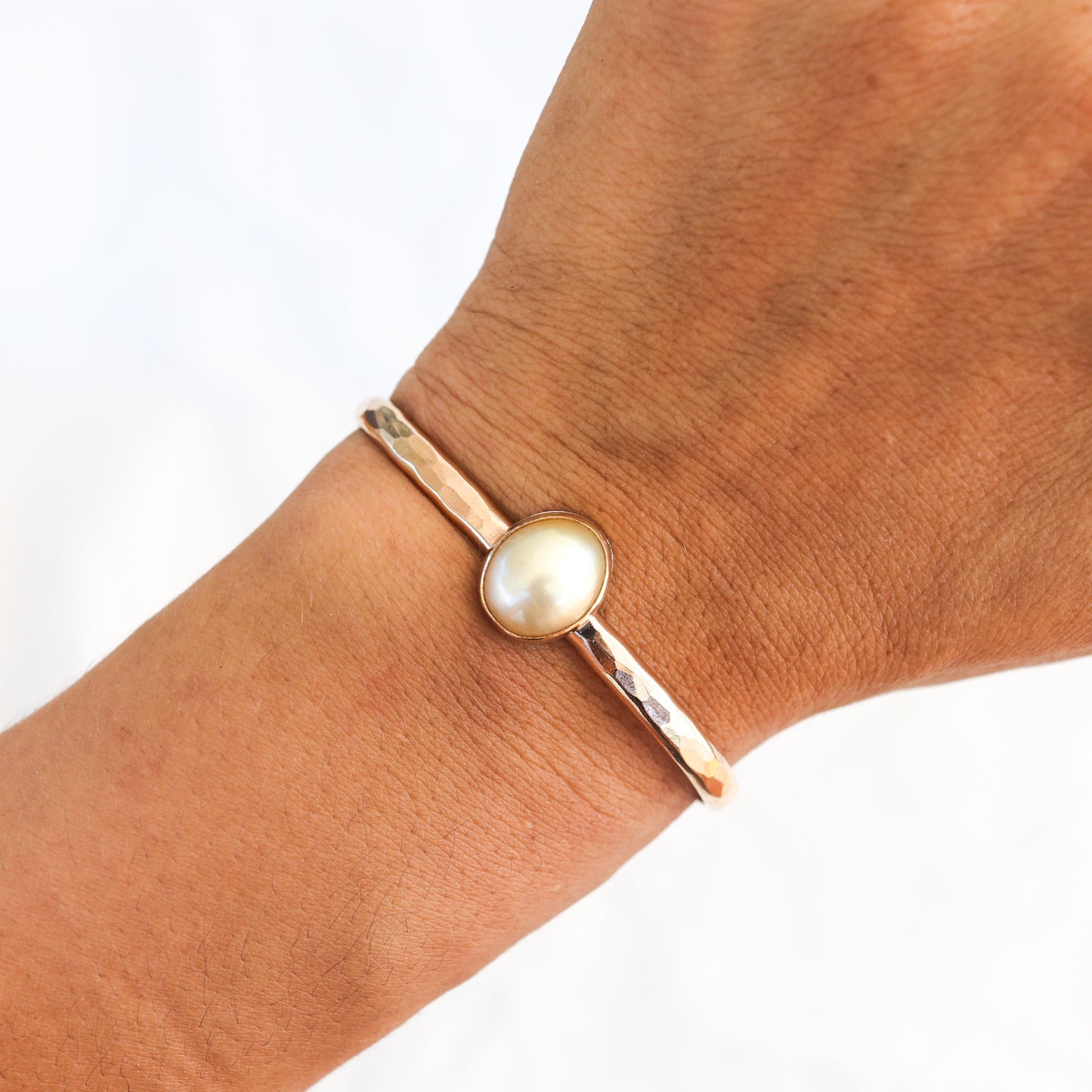 Gold South Sea Pearl Cuff