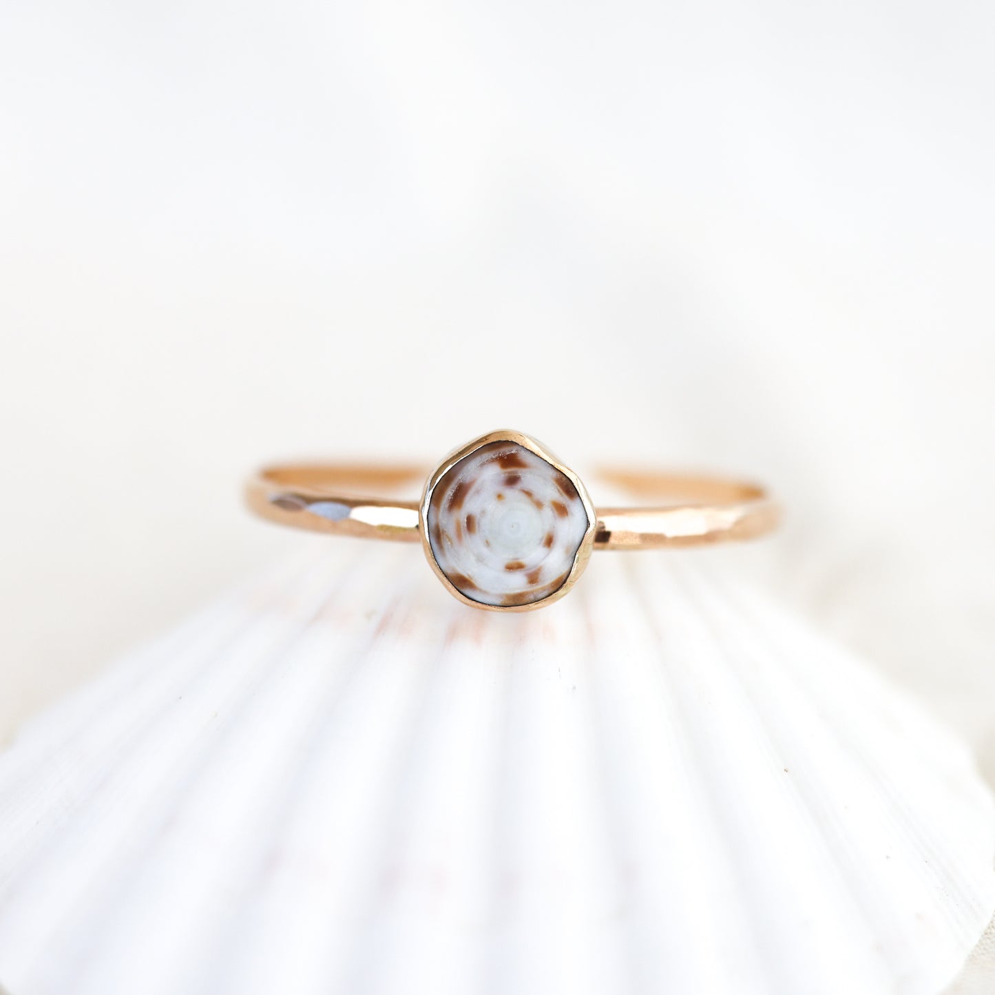 Gold Puka Shell Cuff