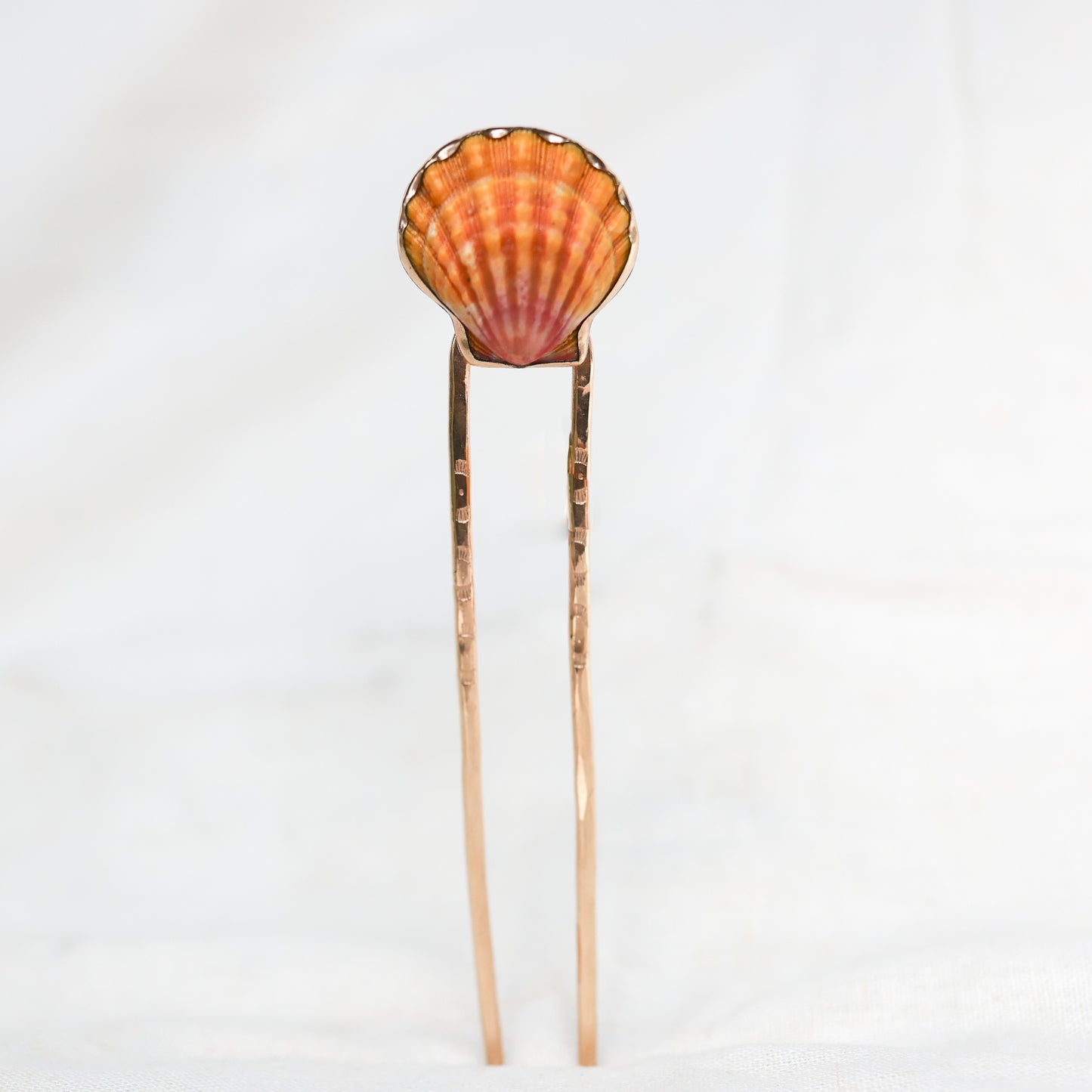 Gold Sunrise Shell Hairpin