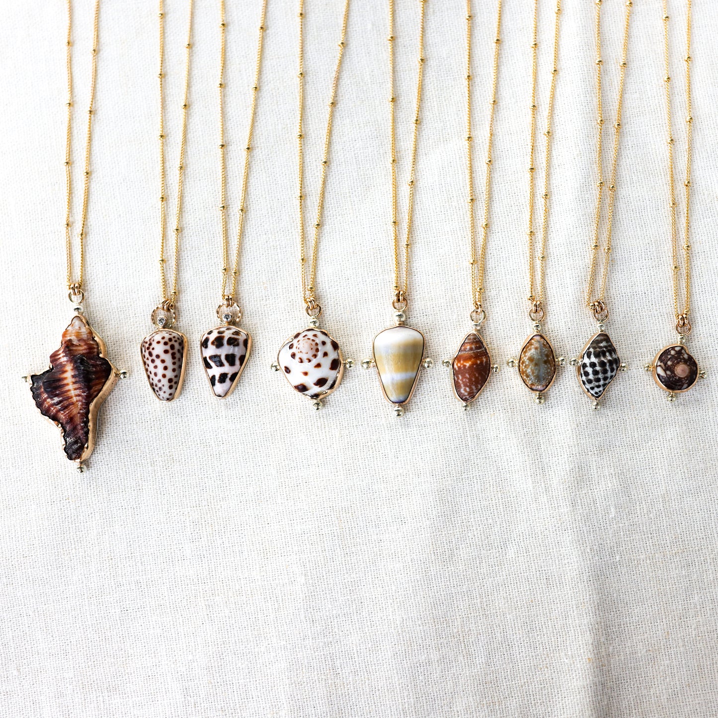 Gold Shell Necklaces