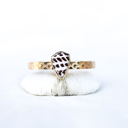 Gold Hebrew Mermaid Cuff