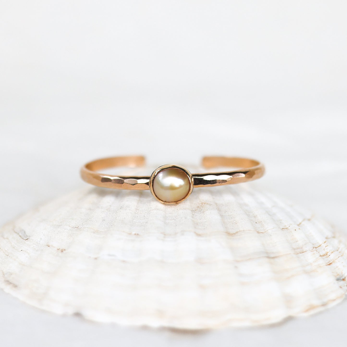 Gold South Sea Pearl Cuff