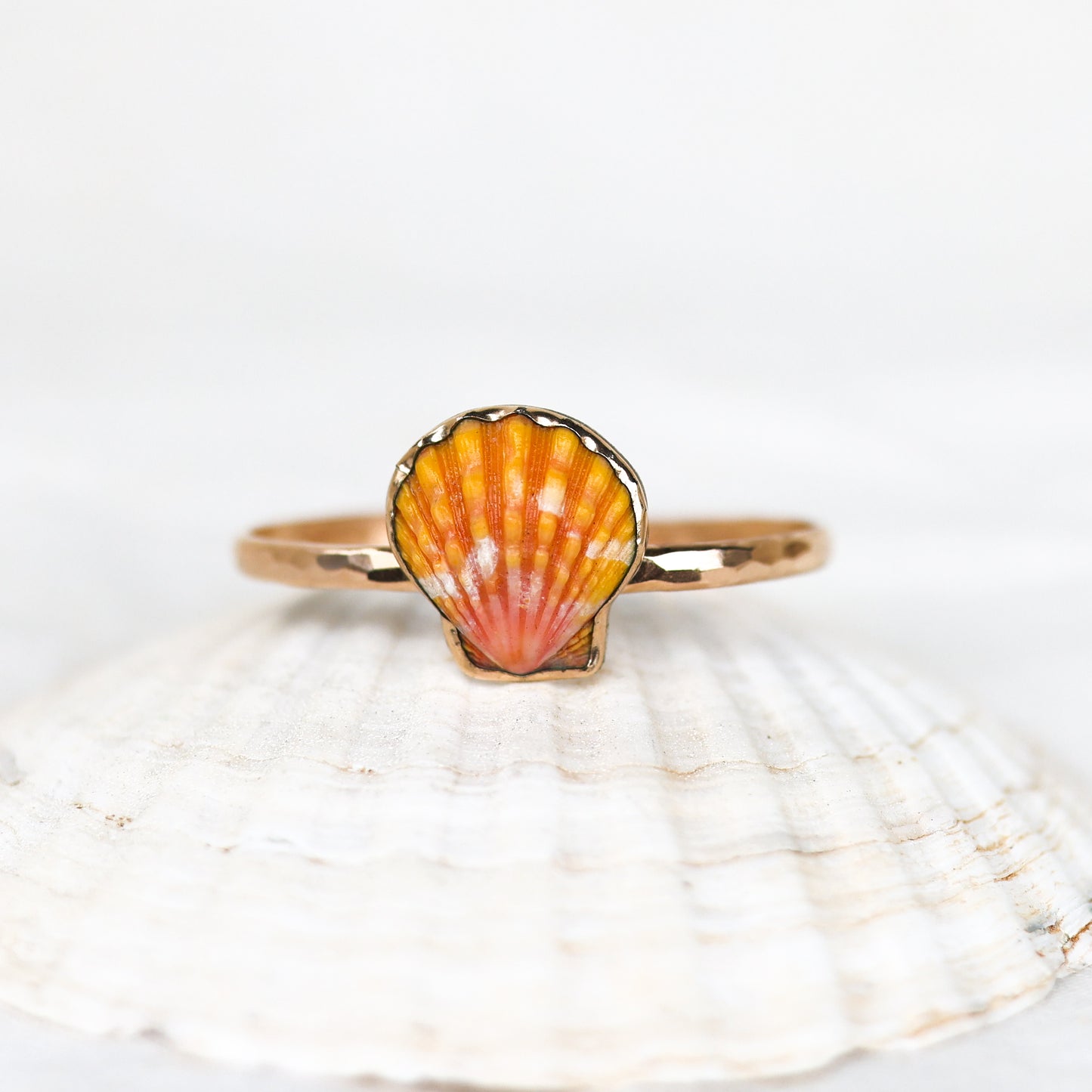 Gold Sunrise Shell Cuff