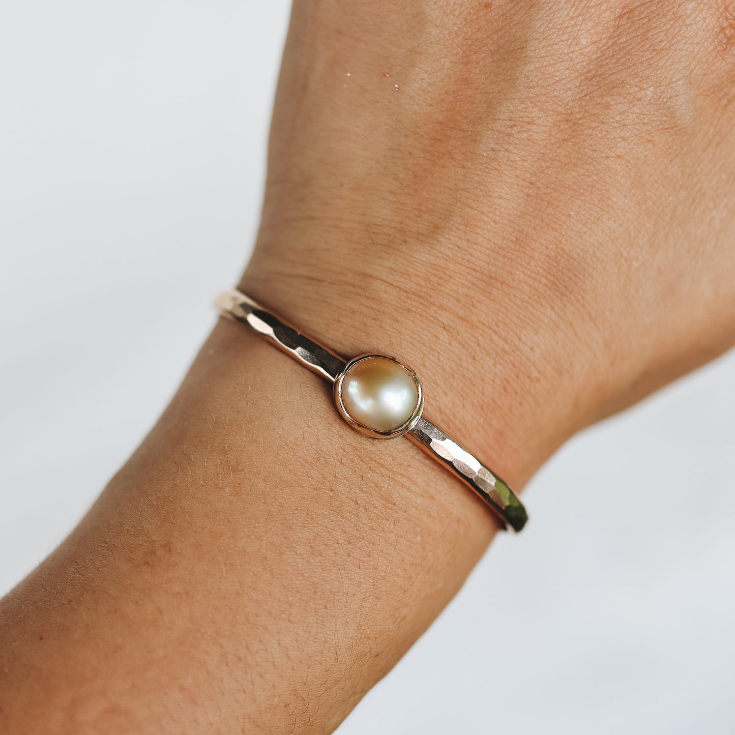 Gold South Sea Pearl Cuff