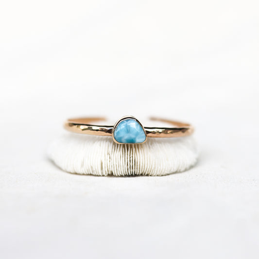 Gold Larimar Cuff