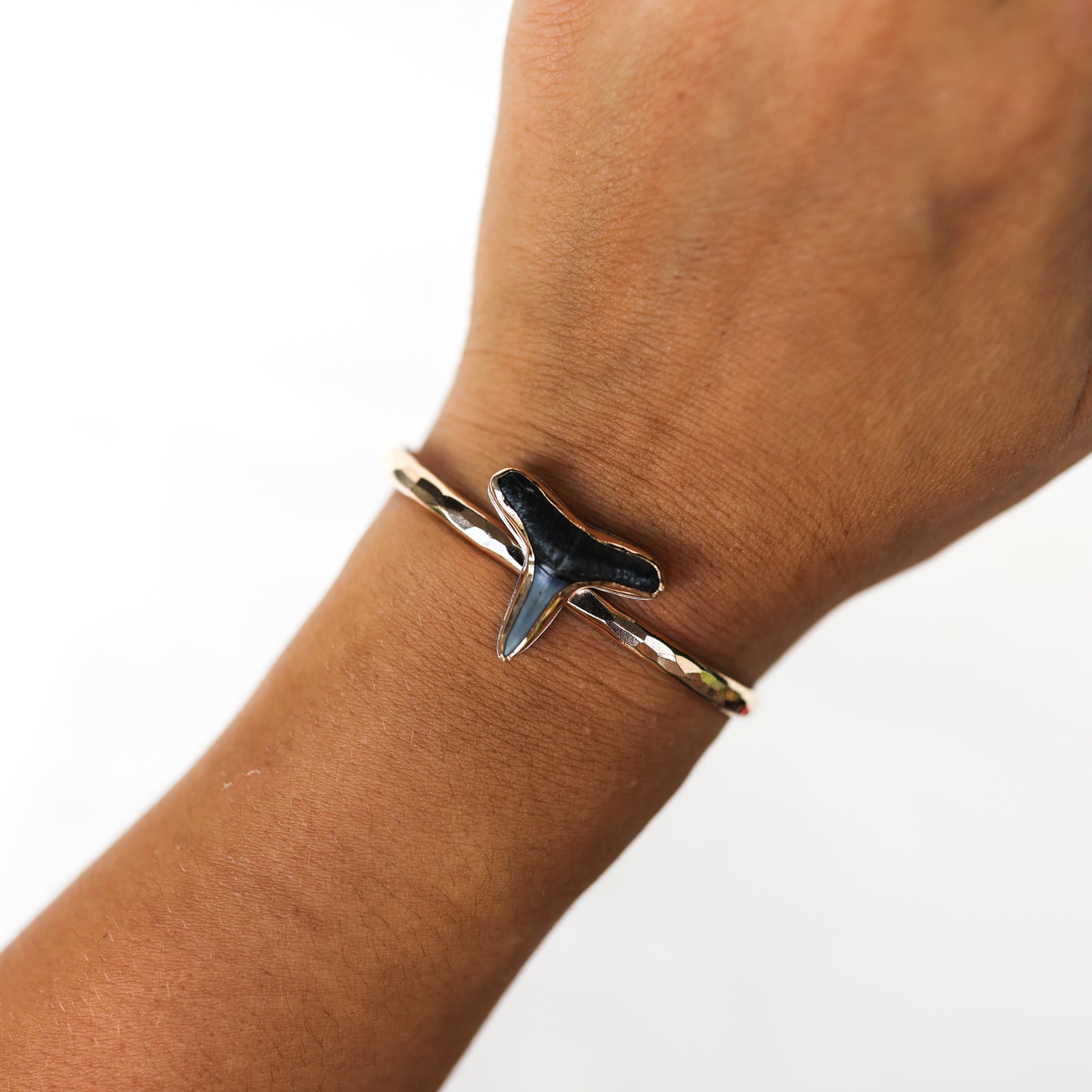 Gold Shark Tooth Cuff