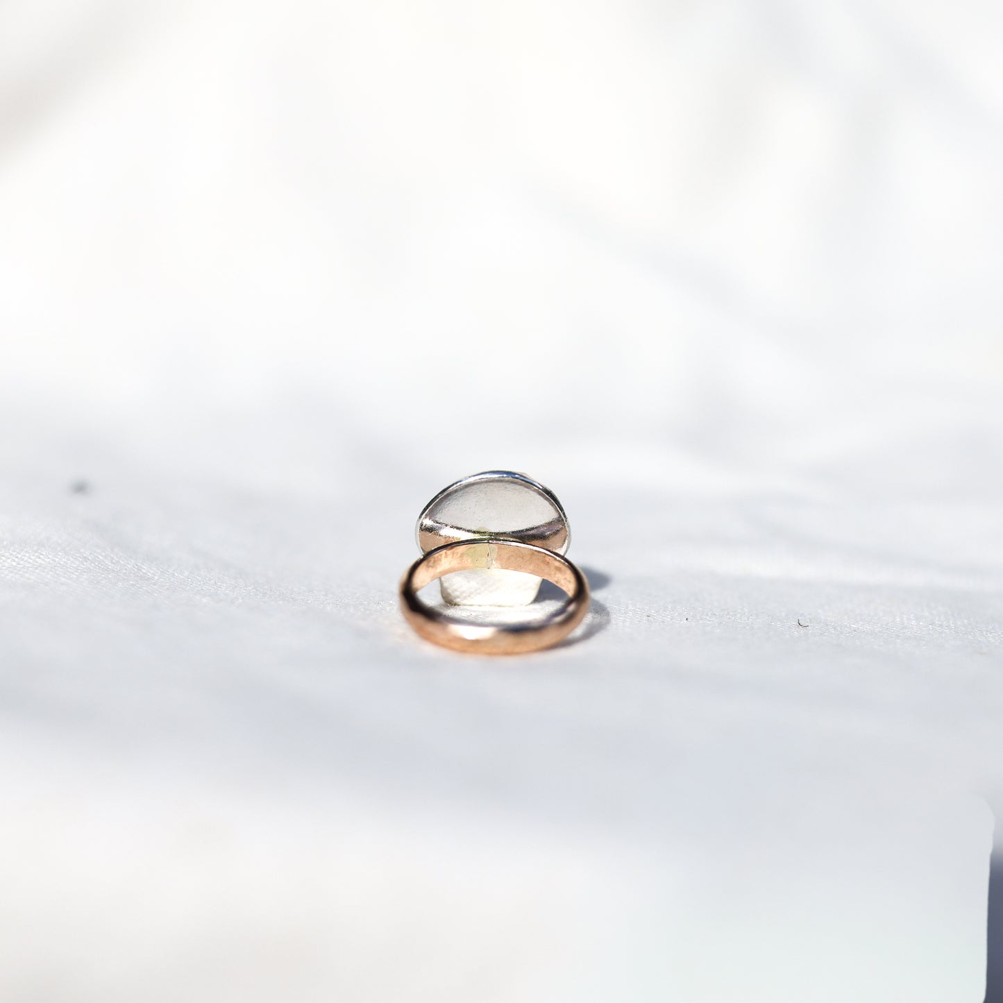 Gold Sz. 5 Sunrise Shell Ring