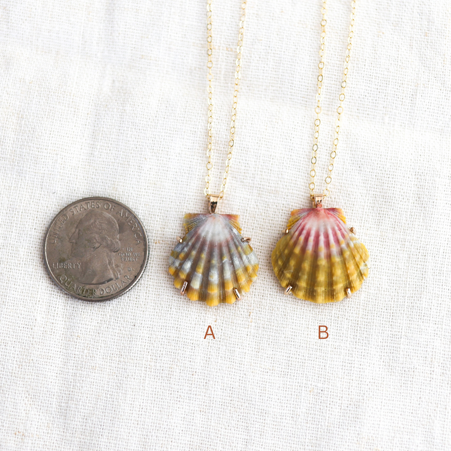 Gold Sunset Seas Sunny Necklaces