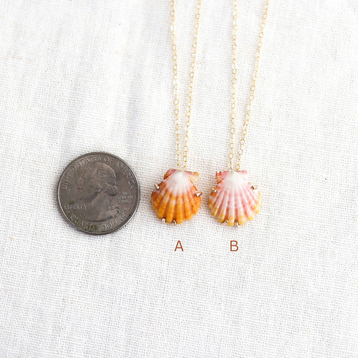 Gold Ocean Love Sunny Necklaces