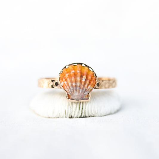 Gold Sunrise Shell Mermaid Cuff