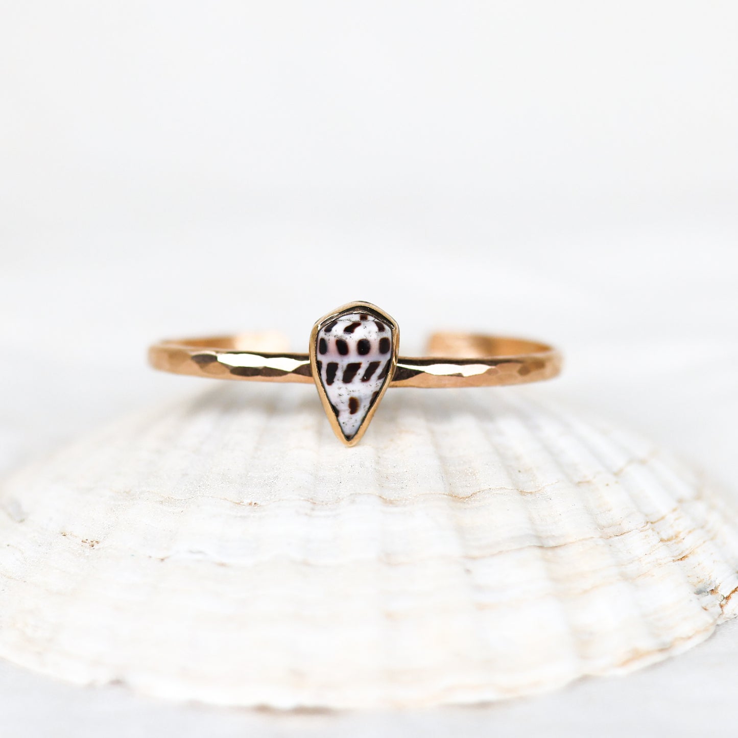 Gold Hebrew Cone Cuff