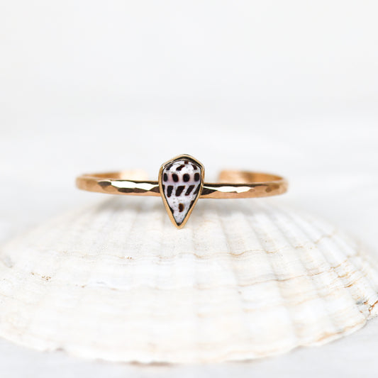 Gold Hebrew Cone Cuff