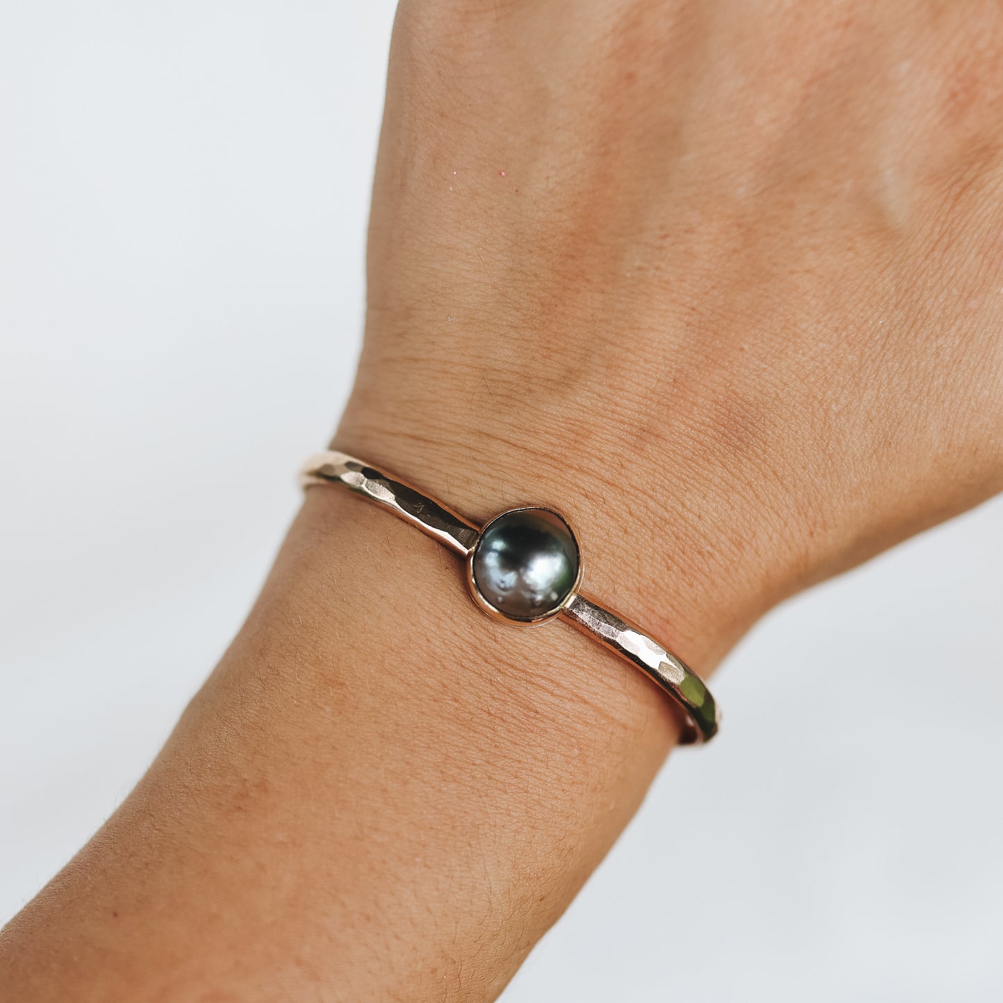 Gold Tahitian Pearl Cuf