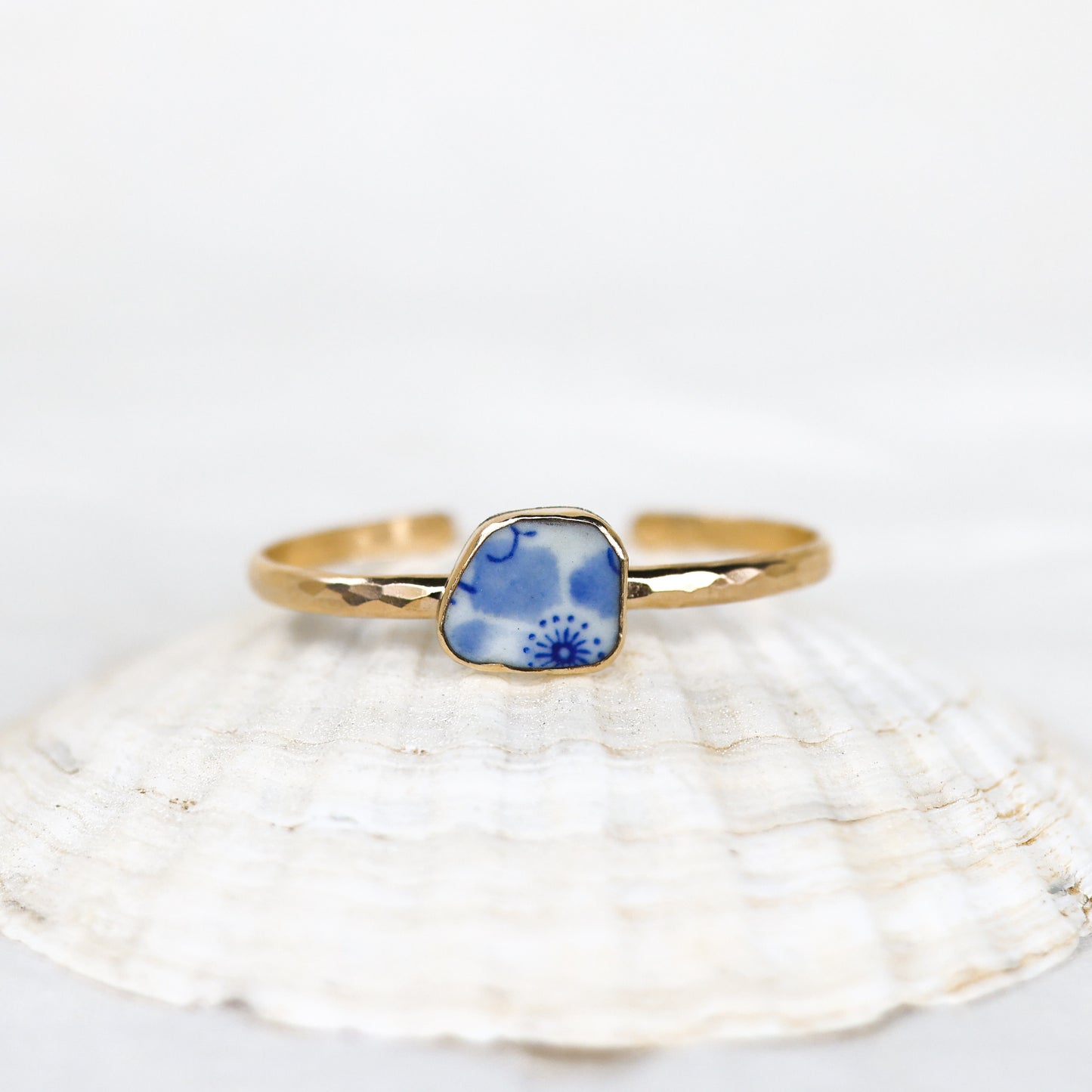 Gold Sea Pottery Cuff
