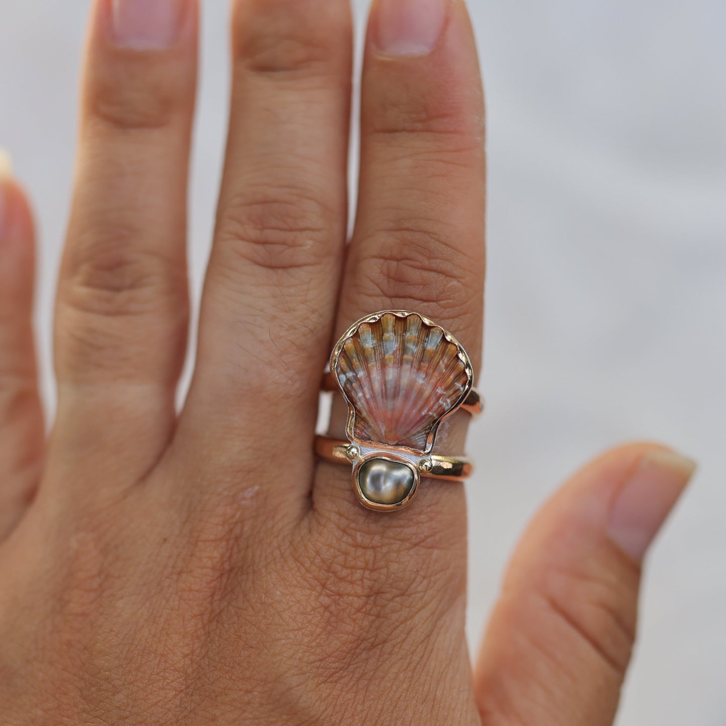 Gold Sz. 10 Sunny and Gem Stone Rings