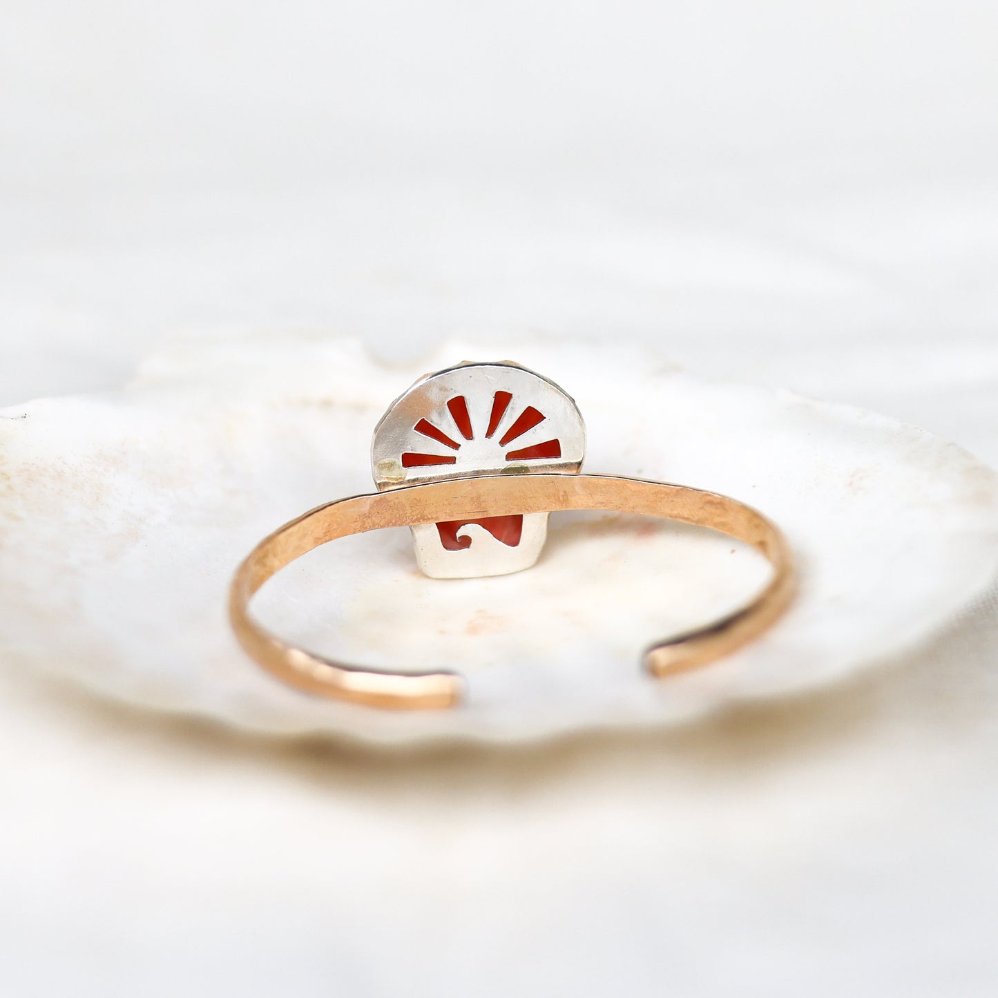 Gold Sunrise Shell Cuff