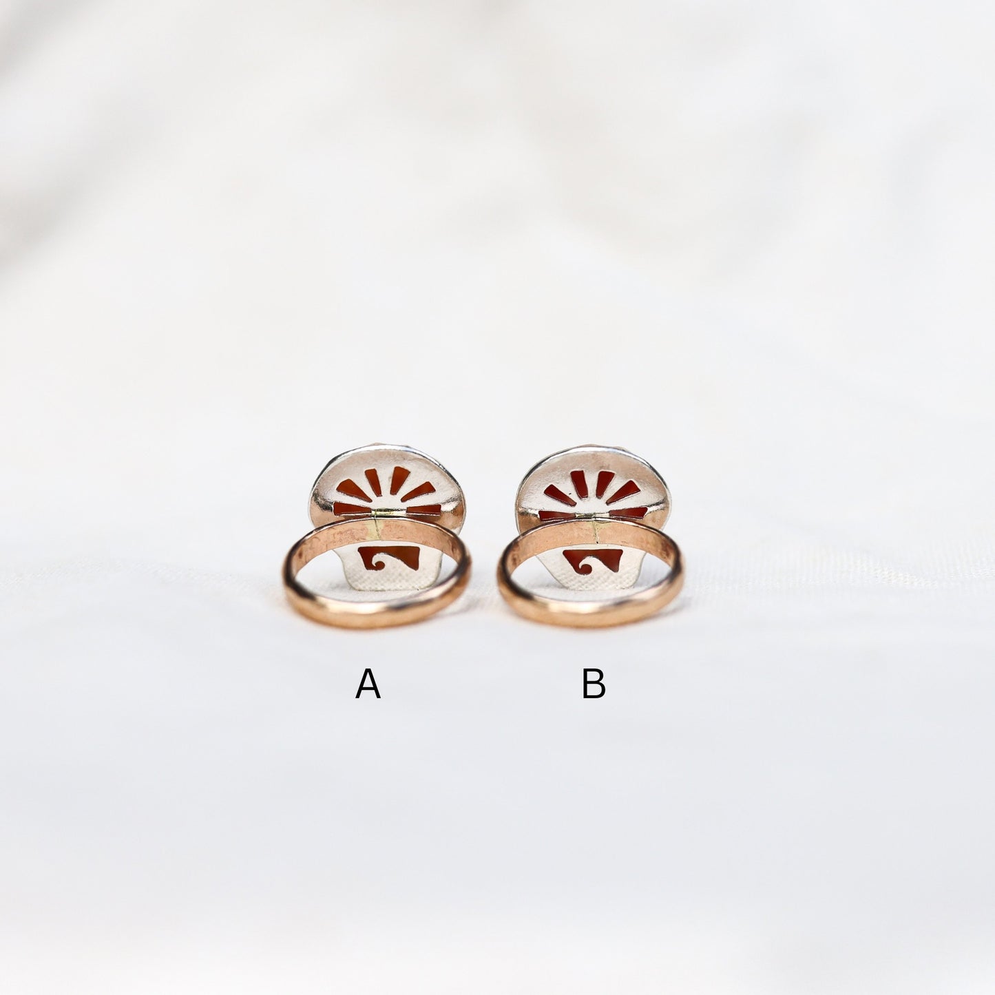 Gold Sz. 10 Sunrise Shell Ring