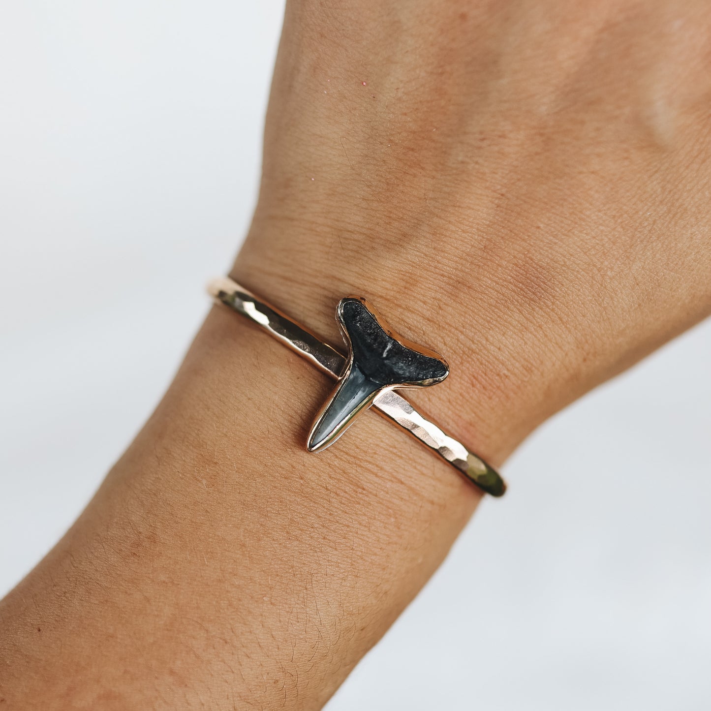 Gold Shark Tooth Cuff