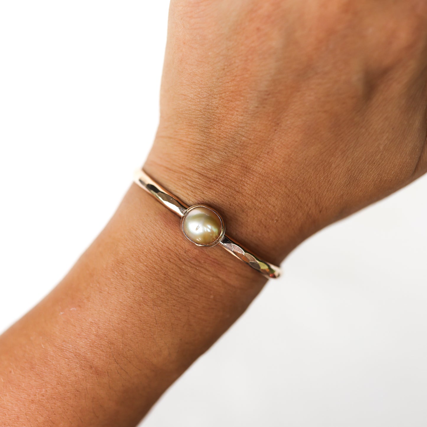 Gold South Sea Pearl Cuff