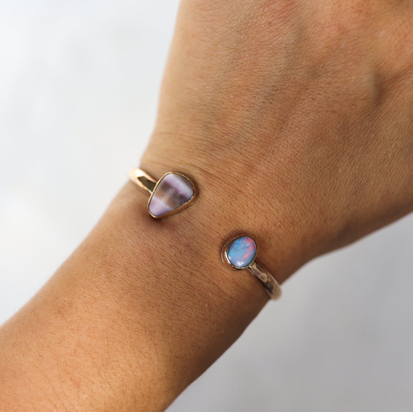 Gold Cone Shell and Australian Opal